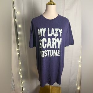Halloween Purple Graphic Tee - Short Sleeve
